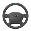 Hand Sewing Steering Wheel Cover Kit for Kia Cerato Soul Spectra 2009-2012