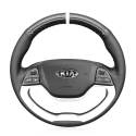 Best Hand Sewing Steering Wheel Cover for Kia Picanto 2 2011-2017