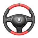 For BMW E46 E39 330i 540i 525i 530i 330Ci M3 2001-2003 Hand Sewing Leather Wrap Steering Wheel Cover DIY