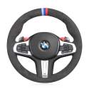 For BMW (M Sport) M3 M4 M5 M8 F80 F82 F90 F91 F96 F97 F98 G30 G31 G32 X3 X4 X5 X6 M Custom hand sewing steering wheel Cover