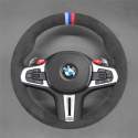 For BMW (M Sport) M3 M4 M5 M8 F80 F82 F90 F91 F96 F97 F98 G30 G31 G32 X3 X4 X5 X6 M Custom hand sewing steering wheel Cover (2)