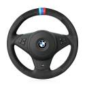 For BMW E60 530i E63 E64 635D 2003-2010 Hand Stitching Custom Steering Wheel Cover Inner 