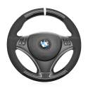 For BMW E87 E81 E82 E88 M E82 E90 E91 E92 E93 X1 E84 M3 E90 M3 E92 M3 E93 2005-2013 Hand Sewing Steering Wheel Cover