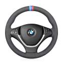 For BMW E70 X5 2008-2013 E71 X6 2008-2014 Custom Made DIY ​Genuine Leather Steering Wheel Covers