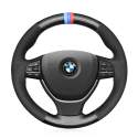 For BMW F01 F02 F06 F07 F10 F11 F12 F13 520i 528i 730Li 740Li 750Li DIY Custom Leather Suede Steering Wheel Cover