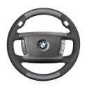 For BMW 7 Series E65 E66 2001-2008 Customized Sport Grip Steering Wheel Wrap