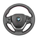 For BMW X3 X4 F25 F26 2014-2016 Customized Hand Sewing Designer Steering Wheel Cover Leather