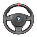 For BMW 5 Series M Sport F01 F02 F06 F07 F10 F11 F12 F13 M5 2009-2013 MEWANT Customize Sewing Steering Wheel Cover Car