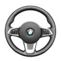 For BMW Z4 E89 2009-2016 Custom Grip Leather Stitched Steering Wheel Cover 