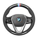 For BMW G01 G02 G05 G20 G30 X3 X4 X5 2018-2019 Custom Grip Leather Stitched Steering Wheel Cover