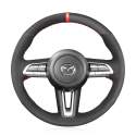 For Mazda 3 2020 Car Accessories Custom Hand Sewing Steering Wheel Cover