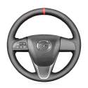 Hand Sewing Steering Wheel Cover For Mazda 3 Axela CX-7 CX7 5 2008 -2016