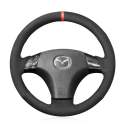 Hand Sewing Steering Wheel Cover For Mazda 3 Axela Mazda 5 Mazda 6 Atenza 2003-2010