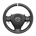 Custom Hand Sew Steering Wheel Cover for Mazda RX-8 RX8 2003-2008