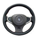 For Renault Koleos 2007-2015 Hand Sewing Artificial Leather Custom Steering Wheel Cover 
