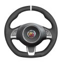 MEWANT Custom Steering Wheel Cover for Abarth 500 500C 595 595C 2009-2016