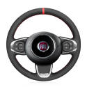 Mewant DIY Steering Wheel Cover Wrap for Fiat 500 500C 2015-2021