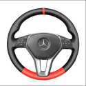 For Mercedes-Benz W246 W204 C117 C218 W212 X156 X204 Hand Sewing Steering Wheel Cover 