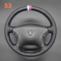 Steering Wheel Cover for Mercedes benz C-Class W203 2001-2007 C32 AMG 2002-2003 (4)