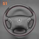 Steering Wheel Cover for Mercedes benz C-Class W203 2001-2007 C32 AMG 2002-2003 (2)