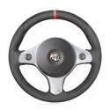 For Alfa Romeo 159 2007 Car Accessories Custom Hand Sewing Steering Wheel Cover 