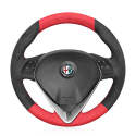 For Alfa Romeo Giulietta MiTo 2014-2021 Custom Hand Sewing Steering Wheel Cover 