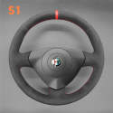 MEWANT Top Steering Wheel Cover Kits for Alfa Romeo 147 156 Crosswagon (2)