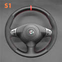 Wholesale MEWANT Factory Steering Wheel Wrap for Alfa Romeo 147 156 Crosswagon 2000-2010 (2)