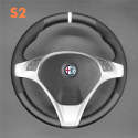 Best DIY Steering Wheel Cover Kit for Alfa Romeo Giulietta MiTo 2009-2015 (2)