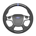 For Ford Focus C-Max Kuga Escape 2011-2018 Custom Steering Wheel Cover 