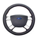 Hand Sewing Steering Wheel Cover for Ford Focus Transit C-MAX Connect 2009-2013