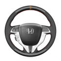 For Honda Accord 8 Coupe Accord Crosstour 2008-2012 Personalized Stylish Hand-Stitched Car Steering Wheel Cover