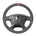 For Honda Civic Hybrid 2001 2002 2003 Customize Fashionable Durable Leather Car Steering Wheel Cover 