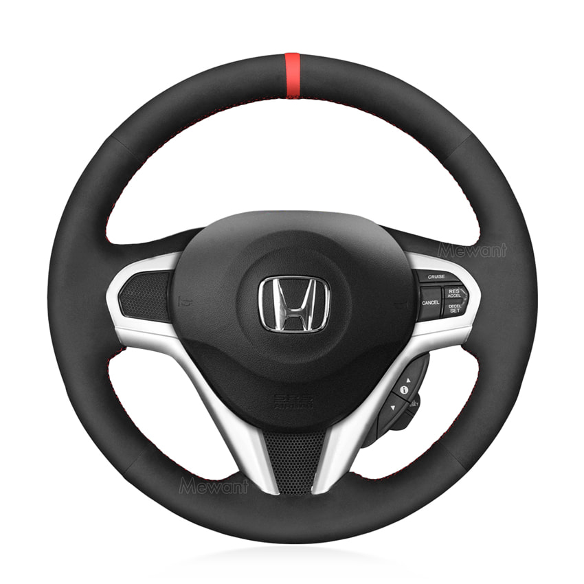 Leather Car Steering Wheel Cover for Honda CR-Z CRZ 2011-2016