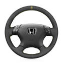 For Honda Accord 7 2003-2007 Odyssey 2005-2010 Durable Hand-Stitched Customization Car Steering Wheel Cover 