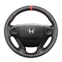 For Honda Accord 9 2013-2017 Crosstour 2013-2015 Personalized Hand-stitched Leather Car Steering Wheel Cover 