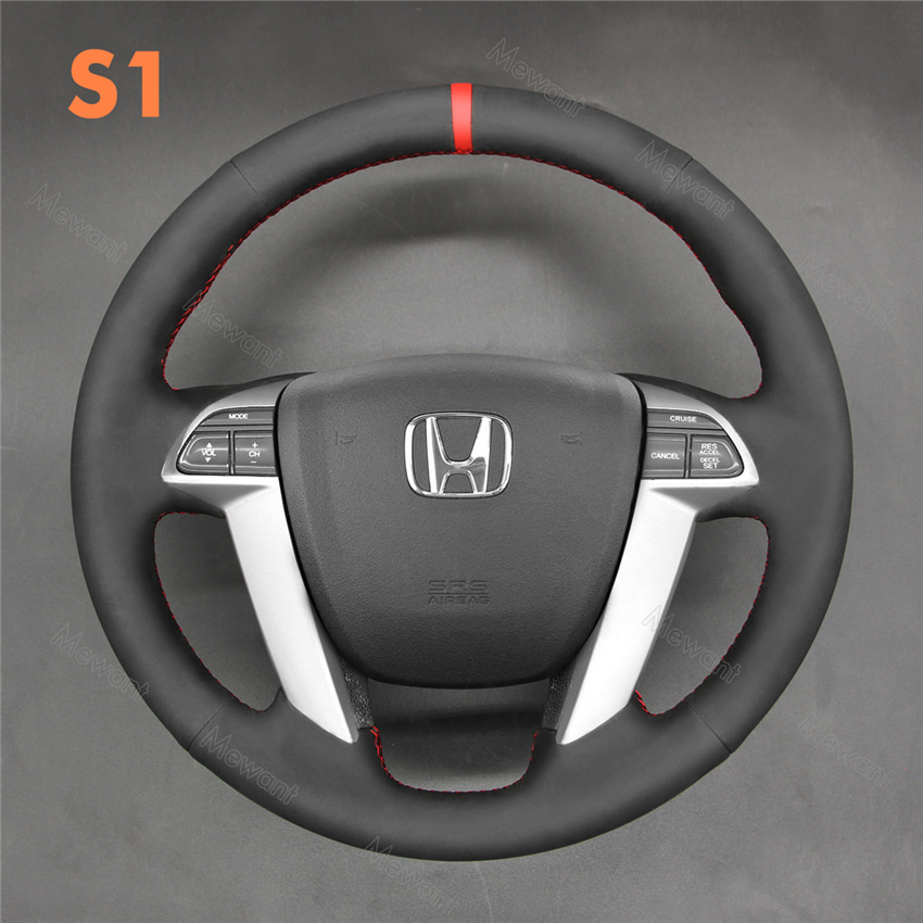 Car Steering Wheel Cover for Honda Accord 8 Odyssey Pilot 2012-2015