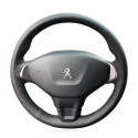 For Peugeot 301 Black Artificial Leather Car Steering Wheel Cover 