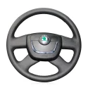 for Skoda Fabia Citigo Octavia Roomster Superb Yeti 2008-2013 Steering Wheel Cover 