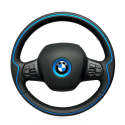 For BMW i3 2014-2022 Hand Stitching Custom Steering Wheel Cover 