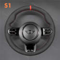 Steering Wheel Cover For Mini Clubman Convertible Countryman F54 F55 F56 F57 F60 2021-2023 (1)