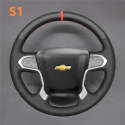Steering Wheel Cover for Chevrolet Silverado 1500 Suburban Tahoe 2015-2022 (2)