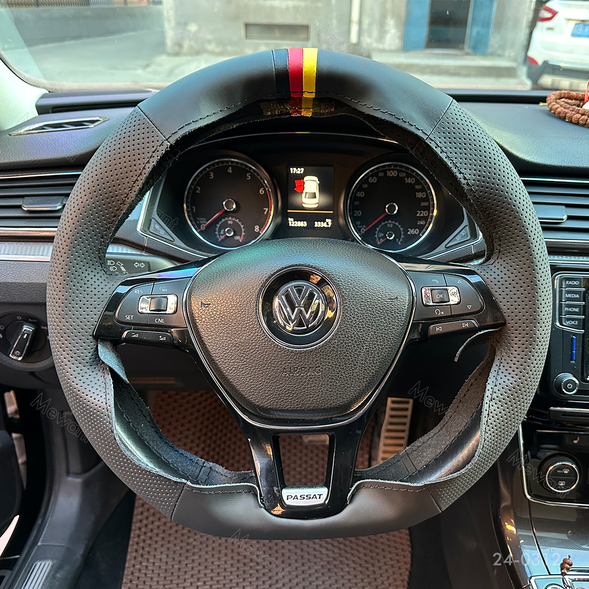 Discover the Luxurious Look of the MEWANT Steering Wheel Cover for VW Golf 