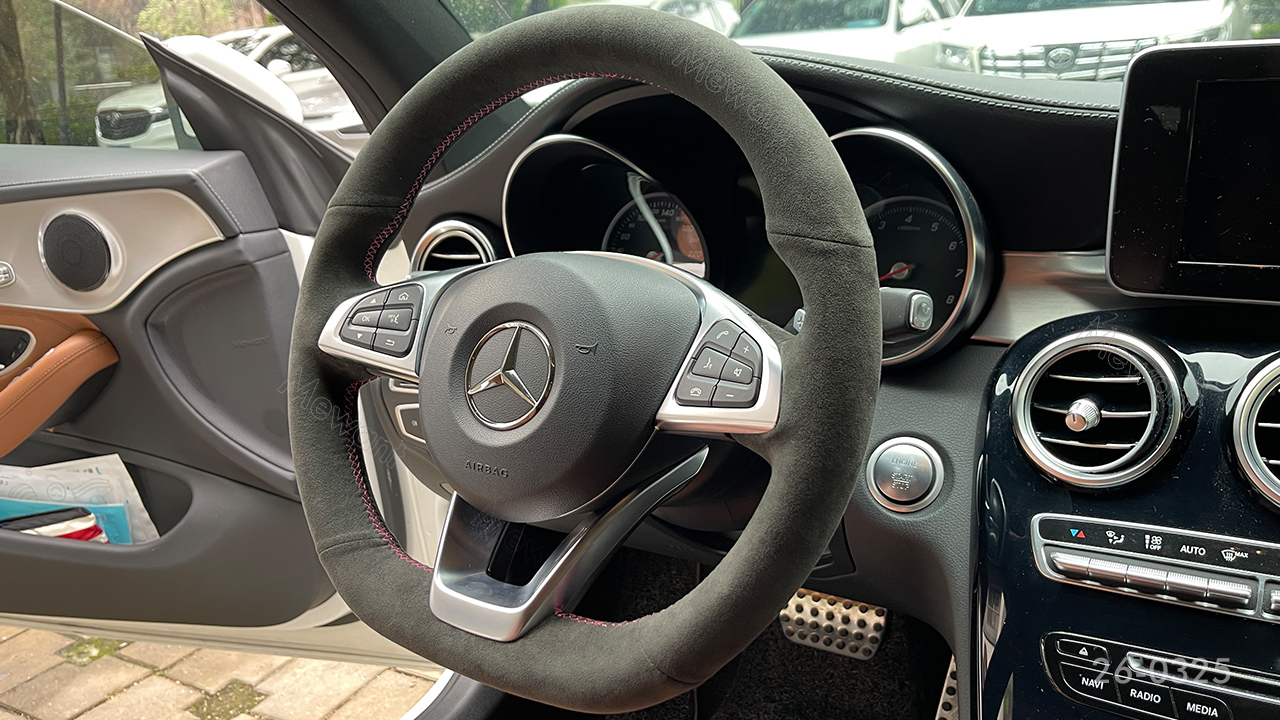 Get a Customized Steering Wheel Cover Wrap for Your Mercedes with MEWANT