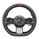  for Mercedes benz AMG GT A35 A45 A45S C43 CLS53 E53 E63 EQE 43 53 SL43 SL55 SL63 2021-2023 Hand Stitching Steering Wheel Cover
