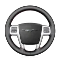 STEERING WHEEL COVER FOR CHRYSLER 200 300 TOWN AND COUNTRY GRAND VOYAGER 2011-2016