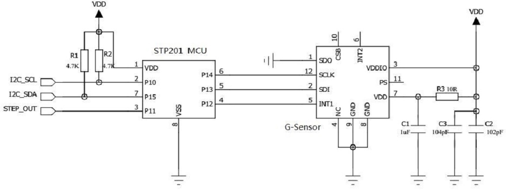 STP201 Typical Application Circuit