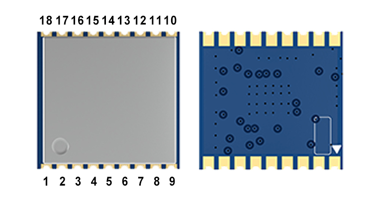 Pins of Mini GPS Module GPS01-TD