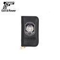 Gun&Flower Police Genuine Leather Key Holder 