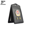 Gun&Flower Leather Police ID Badge Wallet
